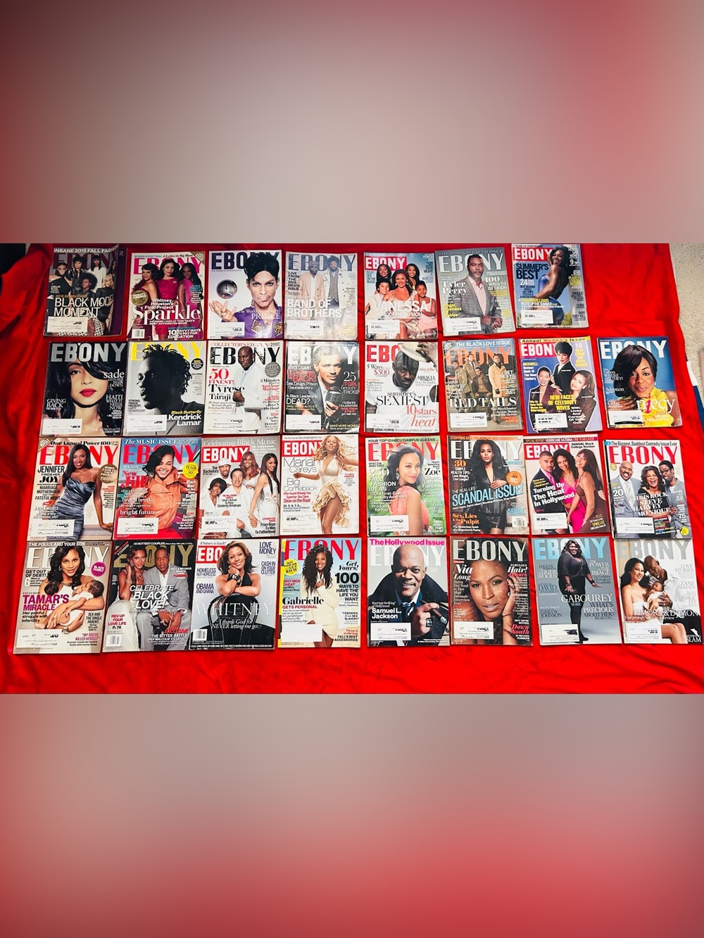 Lot of (34) EBONY collection magazines